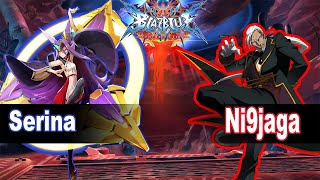 BBCF: Serina (Izanami) vs Ni9jaga (Valkenhayn) Blazblue Central Fiction Ranked Match