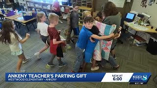 Ankeny teacher gives students personalized gifts in her final goodbye