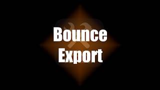Ben's Toolbox - export audio script