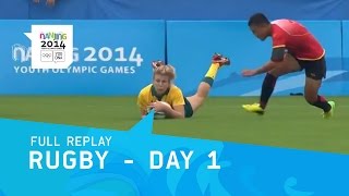 Rugby - Pool Stage Matches Day 1 | Full Replay | Nanjing 2014 Youth Olympic Games