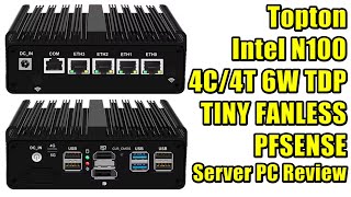 Topton PfSense Intel N100 FANLESS Silent Mini Server PC Nextcloud Unboxing \u0026 Review #wisebuyreviews