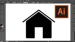 How to create an Home Icon in Adobe Illustrator CS6?