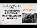 Decreto 003 de2021 Protocolo de Protesta o Manifestación Pública- Capitulo 3