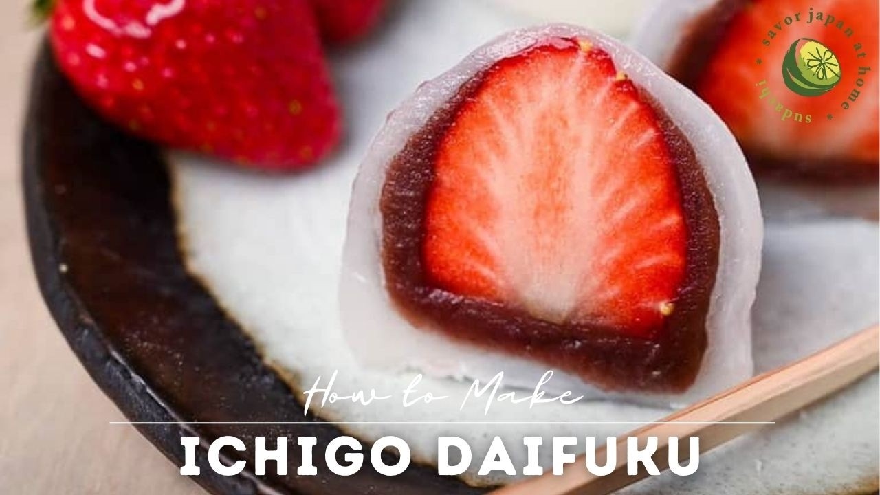 Easy Ichigo Daifuku Recipe (Strawberry Mochi) - YouTube