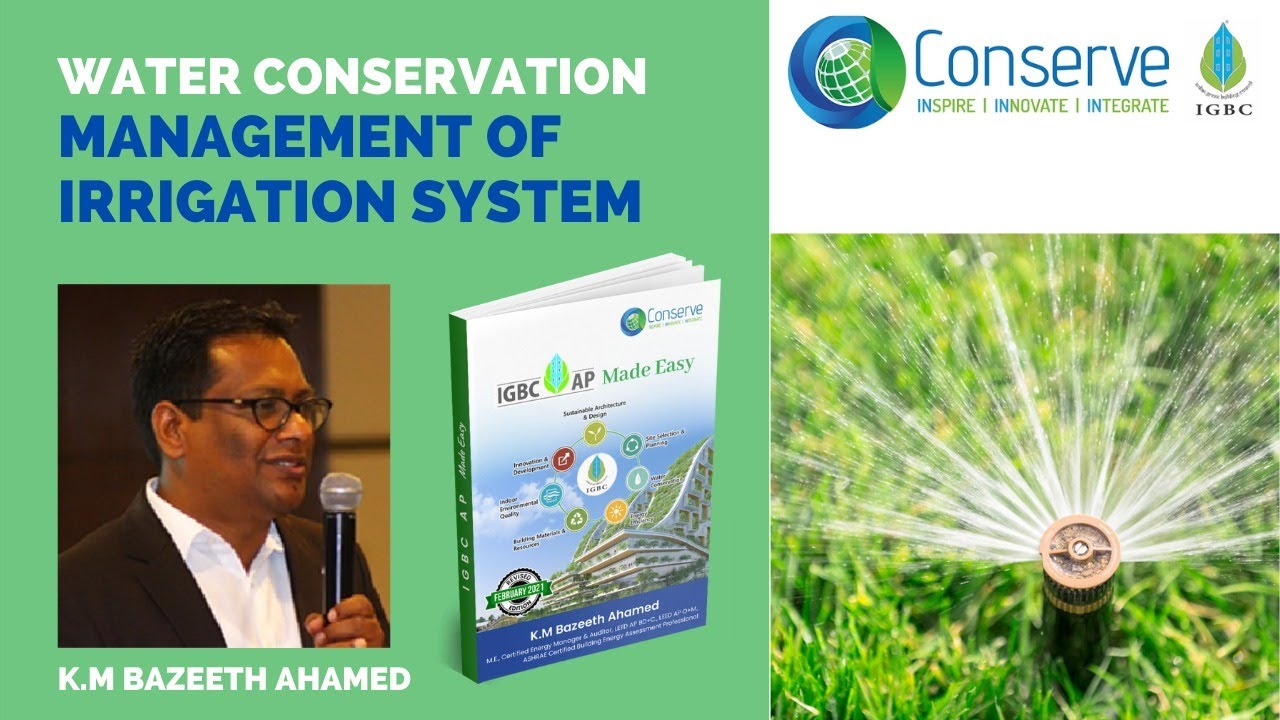 Management Of Irrigation System | Water Conservation | IGBC AP Exam ...