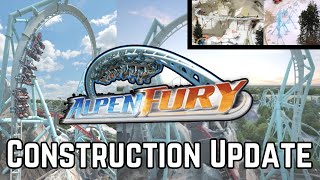 AlpenFury Construction Update #25 | Vertical Supports | Canada’s Wonderland | Thrill Warrior