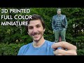 3D Printing a Full Color Selfie from 3D Scan / Making Miniatures of Yourself!