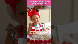 Diana is Making A Special Cake with Roma | Kids Highlights #shorts