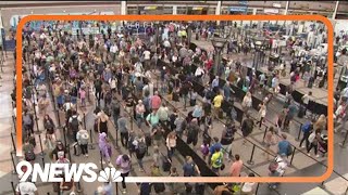 DIA 'not built to withstand' record crowds, airline complains about security waits