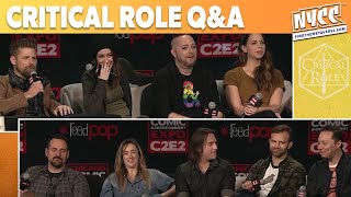 The Cast of Critical Role Answer Questions from Fans