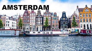 (Part 1) Exploring Beautiful Amsterdam, Netherlands | Night \u0026 Day Views of the City Centre