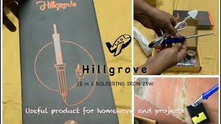 Hillgrove 12 in 1 Soldering iron 25 W