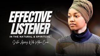 Sister2Sister 08-15-2024 | Effective Listener in the Natural \u0026 Spiritual