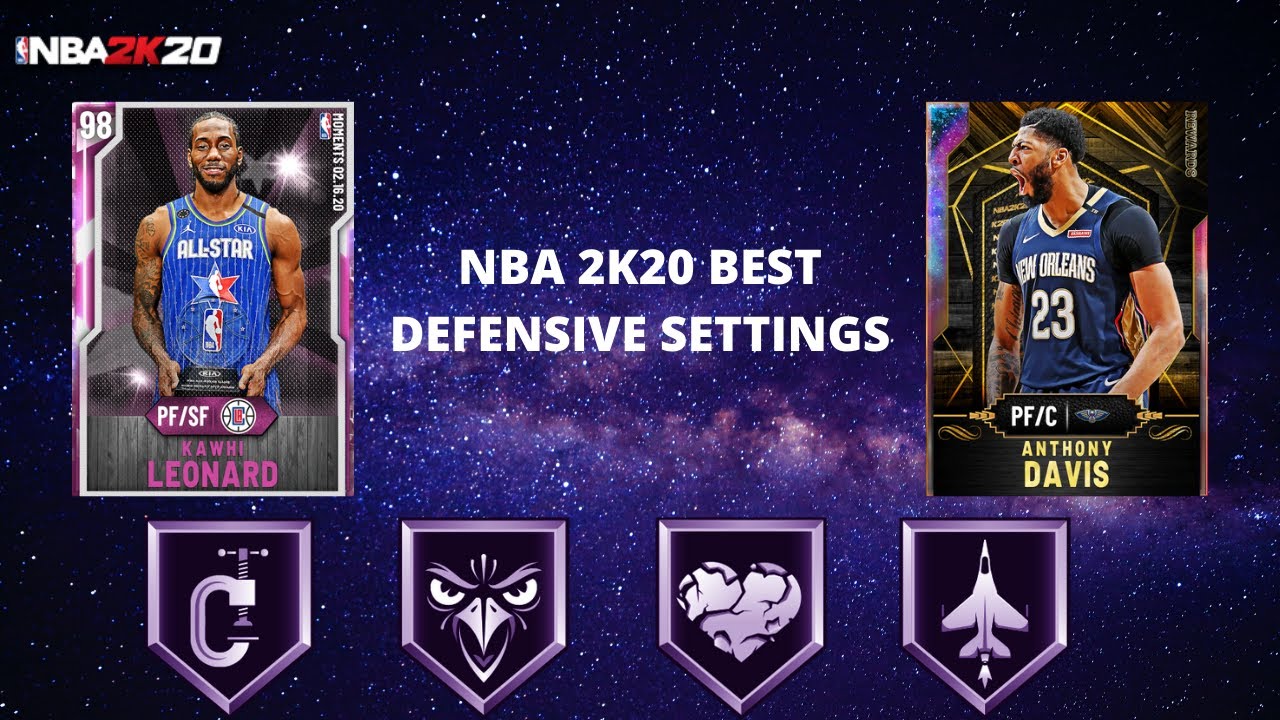 BEST DEFENSIVE SETTINGS IN NBA 2K20 - YouTube