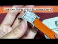 How to Install a Double Tour Watch Strap for Hermes ？