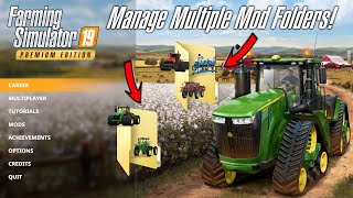 How to store your mods in different locations / drives in Farming Simulator 2019