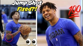 MARKELLE FULTZ SHOOTING WITHOUT A HITCH JUMP SHOT NOW?!