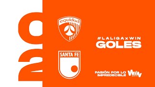La Equidad vs. Santa Fe (goles) | Liga  BetPlay Dimayor 2024 | Cuandrangulares - Fecha 2