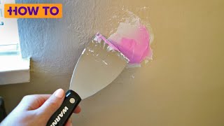 How to fix small holes in drywall 👍