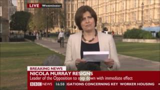 The Thick of It - Nicola Murray resigns