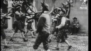 Dancing ceremony at Abbots Bromley (1926)