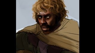 Fools Draws: Freyr portrait part 1