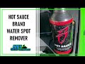 Removing Water Spots from a BLACK Jet Ski  - Boat Bling Hot Sauce Spray