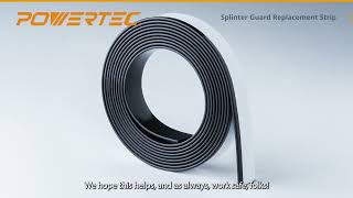 Track Saw Guide Rail Splinter Guard Strip / Zero Clearance for POWERTEC, Makita, Festool, Dewalt