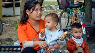 Single mother harvests corn - builds wooden house - TrieuThuThuy