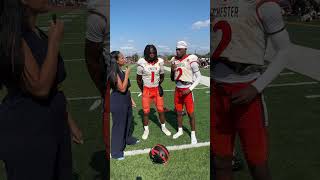 PICK 6 WITH CARM - CHESTER HIGH FOOTBALL STARS JALEN AND DARON HARRIS INTERVIEW