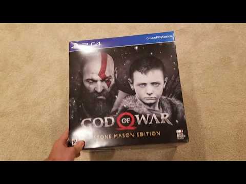 God of War PS4 Stone Mason Edition Unboxing God of War PS4 Stone Mason Edition Unboxing
