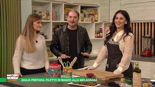 19 gennaio 2025 ricetta 3.  FILETTO DI MANZO AL MELOGRANO