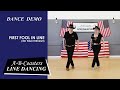 FIRST FOOL IN LINE - Line Dance Demo & Walk Through