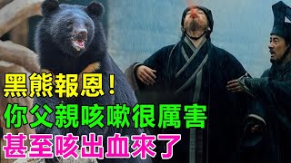 民間故事：黑熊報恩！你父親咳嗽很厲害，甚至咳出血來了，這可怎麼辦呢？