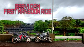 BARVI DAM | FIRST MANSOON RIDE 2021| THANE TO BARVI DAM | PART 1