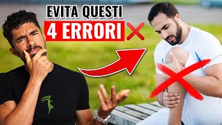 PREVIENI gli INFORTUNI evitando questi 4 ERRORI