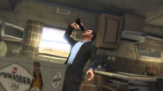 Grand Theft Auto V [Michael] Drinking in Trevor's Trailer