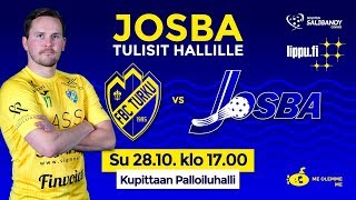 BC NetTV:  28.10.2018 kello 17:00 FBC Turku - Josba, miesten 1.divisioona