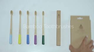 Biodegradable Bamboo Toothbrushes by SuperBee