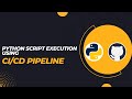 Python script execution using CI/CD | GitHub actions | Tamil | Deep Matrix