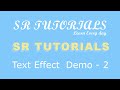 Text Shadow Effect | Demo - 2 | Css | SR Tutorials