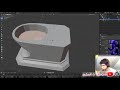 how to go about making a toilet in Blender 3D