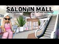 BUILDING A BEAUTY SALON In My BLOXBURG MALL