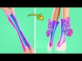 DIY BARBIE SHOES 👠💖 GORGEOUS DOLL CRAFTS & HACKS