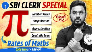 SBI Clerk 2025 | Number Series, Quadratic Equations, Simplification | Pirates of Maths | EP 22