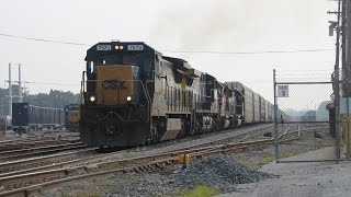 [HD] Railfanning At CSX's Wilsmere Yard With HLCX, EMD's \u0026 More!