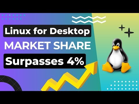 Linux's desktop market share is increasing