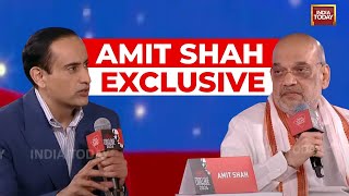Home Minister Amit Shah LIVE: Amit Shah's Fiery Interview LIVE At India Today Conclave 2024