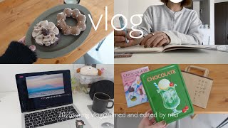 ［vlog］チョコレートがやめられないアラサーOLの日常👩🏻‍💼┊IKEAで500円ランチ🇸🇪┊家計簿と動画編集💻┊日々の献立メニュー