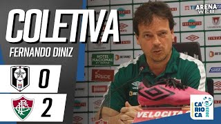 COLETIVA FERNANDO DINIZ | AO VIVO | Resende 0 x 2 Fluminense - Campeonato Carioca 2023